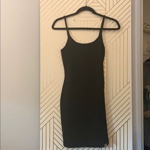 Black Dress with Slit